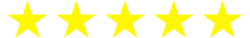 Five star reviews and rating